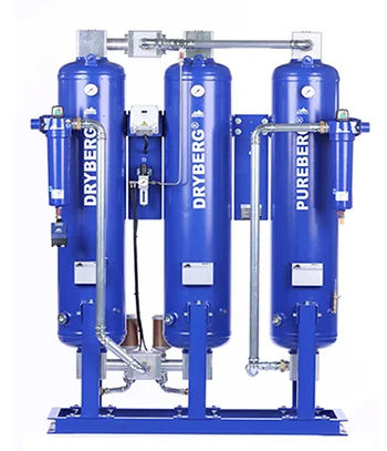 干燥剂压缩空气干燥机 - DRYBERG® AD150 CT - BERG Kompressoren GmbH - 干燥剂 / 无热再生 / 双级