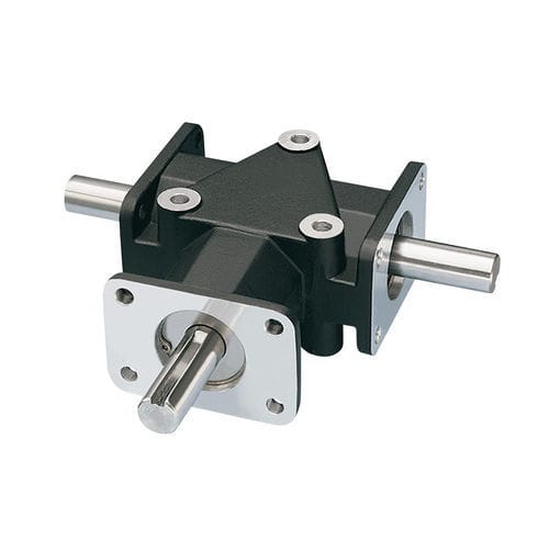斜齿斜轴齿轮箱 - Crown Right Angle Gearbox - ZERO-MAX Europe - 螺旋锥齿轮 / 正交 / 输出轴