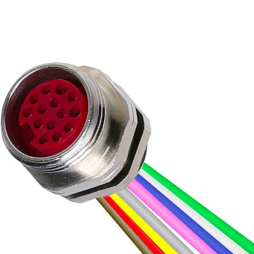 供电连接器 - HDEH - PONY SRL - 圆形 / 通孔 / 中等功率