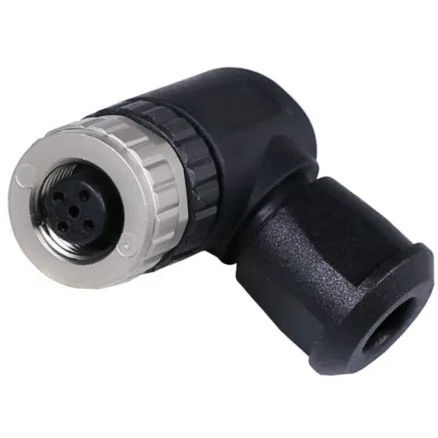 供电连接器 - RDKF - PONY SRL - 圆形 / 螺杆 / M12