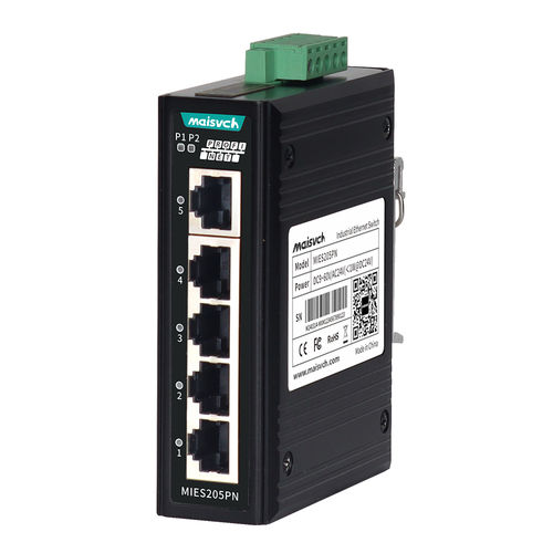 非管理型以太网交换机 - MIES205PN - Maisvch - 5端口 / 10/100BaseT(X) / ProfiNet