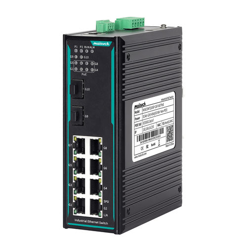 管理型以太网交换机 - MISCOM7210GP-2GF-8GTPOE - Maisvch - 10 端口式 / 2 级 / 千兆