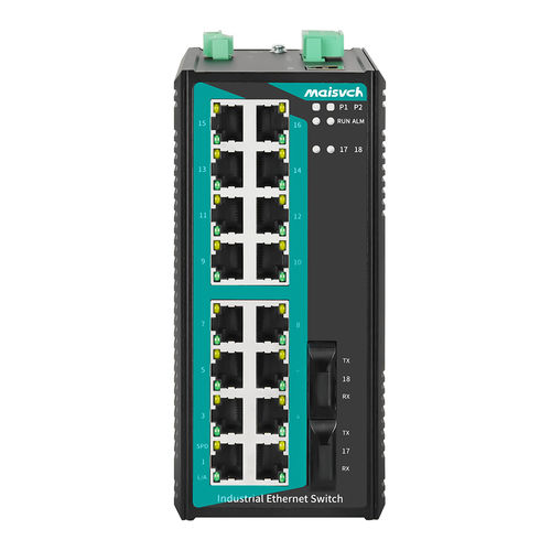 管理型以太网交换机 - MISCOM6218-2F series - Maisvch - 18 端口式 / 10/100BaseT(X) / 2 级