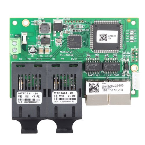 管理型以太网交换机 - MES5104-2F - Maisvch - 4 端口式 / 2 级 / 嵌入式