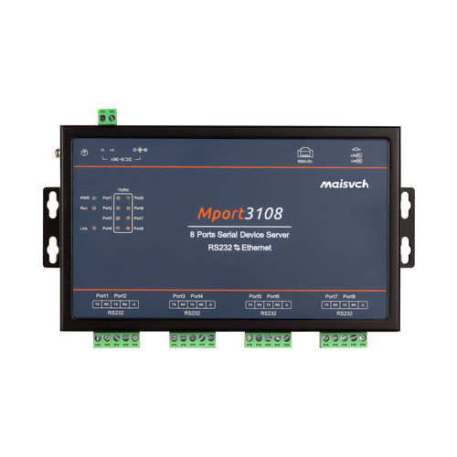 RS232设备服务器 - Mport3108-232 - Maisvch - Modbus TCP / 以太网 / RJ45