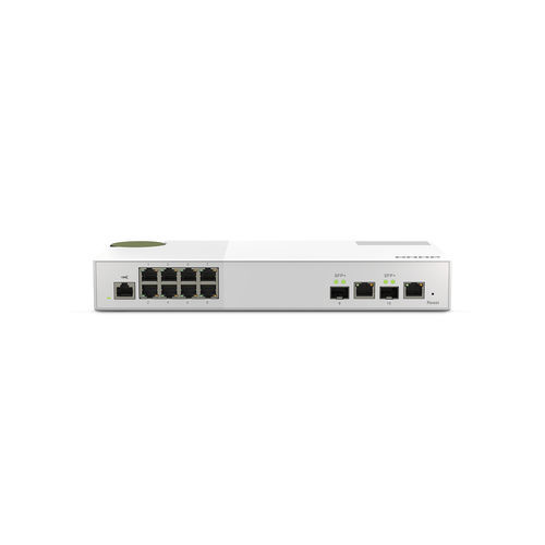 管理型以太网交换机 - QSW-M2108-2C - QNAP - 10 端口式 / 2 级 / 2.5 GbE