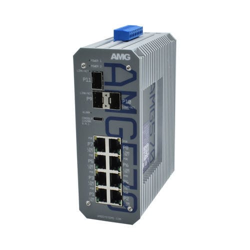 管理型以太网交换机 - AMG570-2GBT-4GAT-2G-3S-P300 - AMG Systems - 11端口 / 千兆以太网 / 3 级