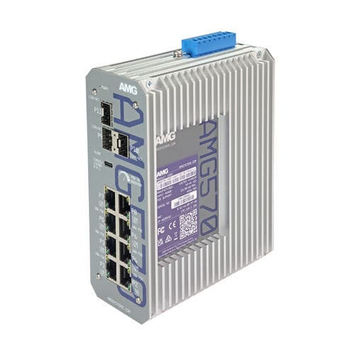 管理型以太网交换机 - AMG570-2GBT-4GAT-2G-3S-P290-LV - AMG Systems - 11端口 / 千兆以太网 / DIN导轨