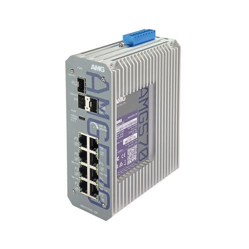 管理型以太网交换机 - AMG570-4GBT-4G-3S-P190-LV - AMG Systems - 11端口 / 千兆以太网 / 3 级