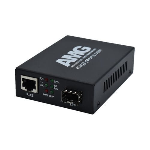 媒体变换器 - AMG210M-1GAT-1S-P30 - AMG Systems - 以太网媒体 / 千兆以太网 / 紧凑型