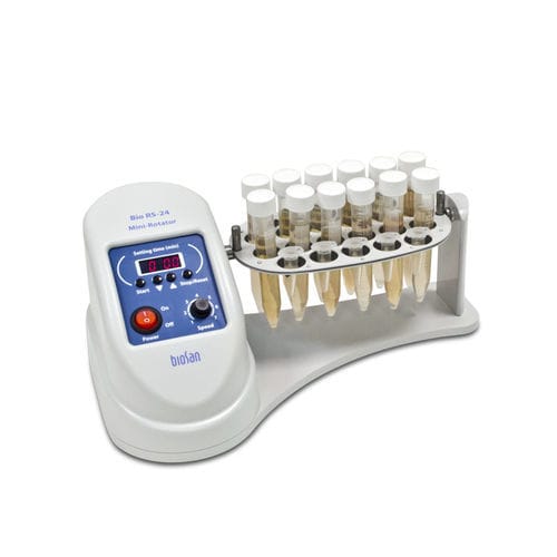 旋转实验室搅拌器 - Bio RS-24 - Biosan - 螺旋桨 / 数字 / 用于管道