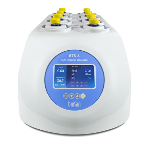实验室生物反应器 - RTS-8 - Biosan - 工艺流程 / 自动 / 平行