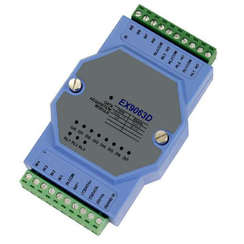 数字I/O模块 - RT-EX-9063D - LOGICIO - MODBUS / 8路数字输入 / 继电器输出