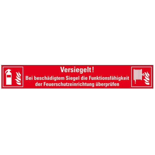 自粘贴安全封条 - 24416 - Kroschke sign-international GmbH - 纸质 / 消防保护