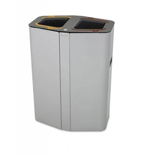 电镀钢垃圾桶 - T02E30 - Recycleoffice - 用于废料回收 / 可锁 / 带把手