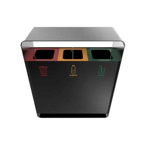金属垃圾桶 - T02F66 - Recycleoffice - 塑料 / 用于塑料 / 用于纸张