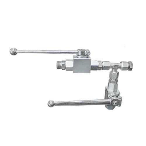 制动阀 - DP-D-003-000002 - Dosier- und Prüftechnik GmbH - 球形 / 手动 / 用于油