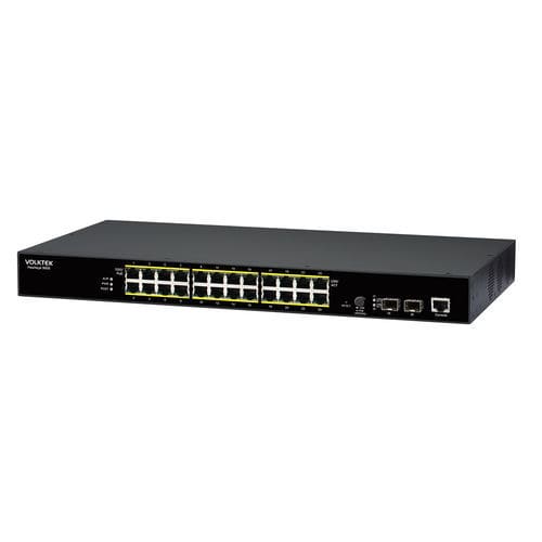管理型以太网交换机 - 9005-24GP2GS series - Volktek - 24 个 PoE 端口 / 安装于机架 / 室内