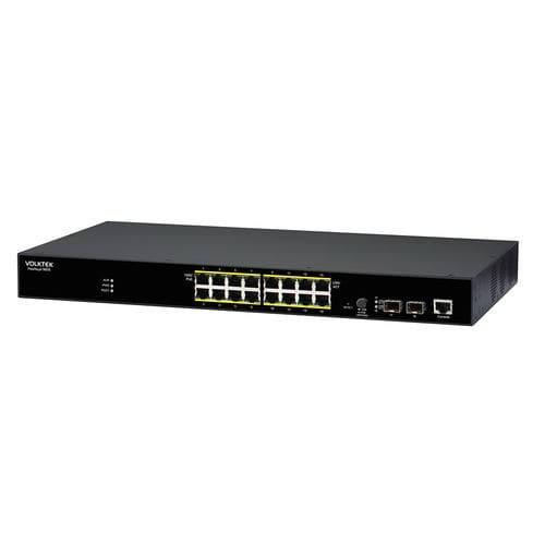 管理型以太网交换机 - 9005-16GP2GS series - Volktek - 16 端口式 / 安装于机架 / 室内