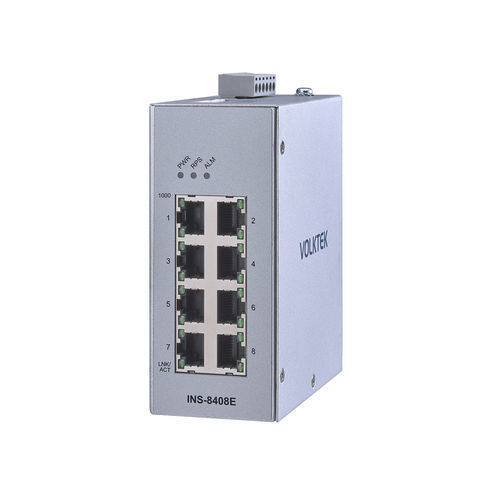 非管理型以太网交换机 - INS-8408E - Volktek - 8端口 / ProfiNet / EtherNet/IP