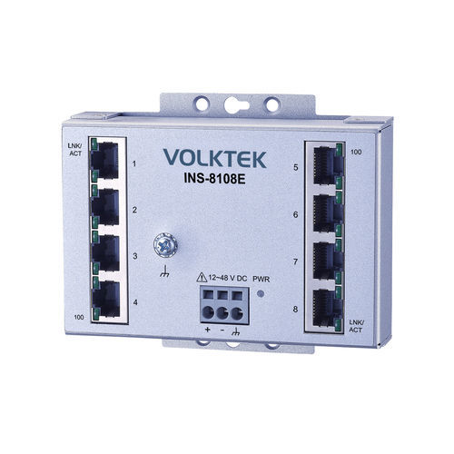 非管理型以太网交换机 - INS-8108E - Volktek - 8端口 / ProfiNet / EtherNet/IP