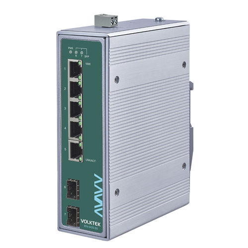 非管理型以太网交换机 - IEN-9425-SS - Volktek - 7 个接口 / 千兆以太网 / ProfiNet