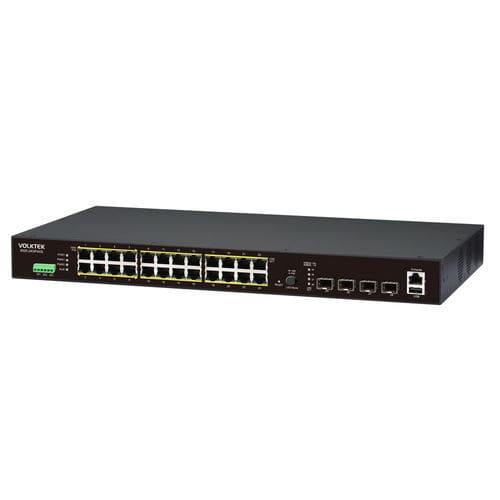 管理型网络交换机 - 9505-24GP4XS - Volktek - 4 端口式 / 14 端口式 / 2 级