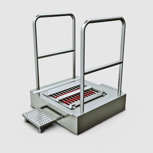 带鞋底清洗机卫生气闸 - Sct.HJN02.304.0005 - Sectec Security Technology