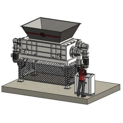 四轴破碎机 - 180130S-MAX - ISVE - 用于工业废料 / 传送 / 加固型