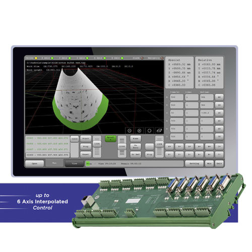 CNC数控软件界面 - XYZABC Router - Radonix Technology - 5轴 / 6轴 / 用于机器人