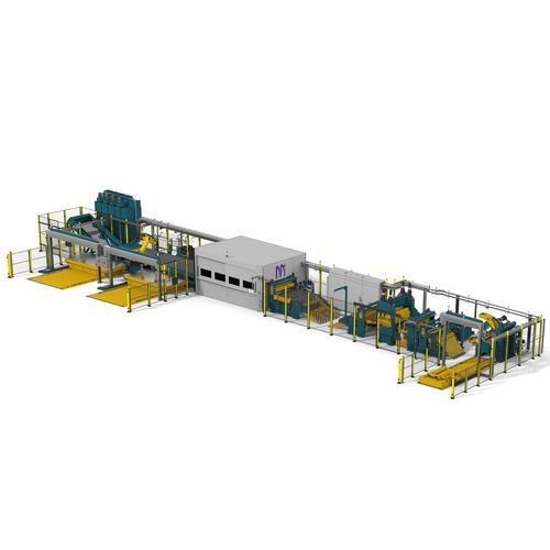 激光切割流水线 - DEVELOPPEMENT PROJETS INDUSTRIELS (DPI) - 用于铝 / 用于钢材 / 用于不锈钢