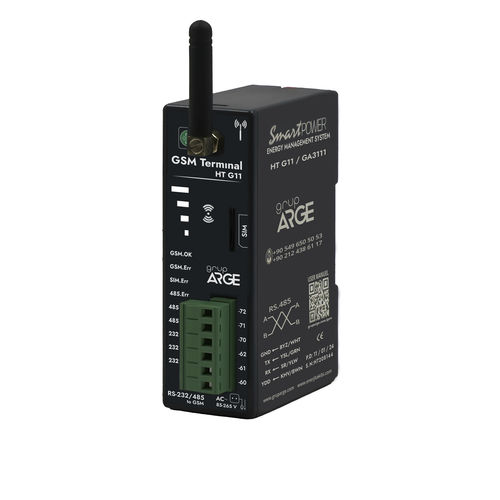 以太网通信模块 - HT E series - Grup Arge Energy and Control Systems - DIN导轨