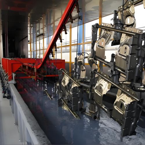 自动涂层加工线 - Xiangyang Jingtu Anti corrosion Materials Co., Ltd - 表面 / 小型物件 / 电泳淀积