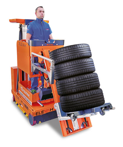 电动订单拣选车 - 75 Tires - Elevah - 立式 / 用于仓库 / 移动式
