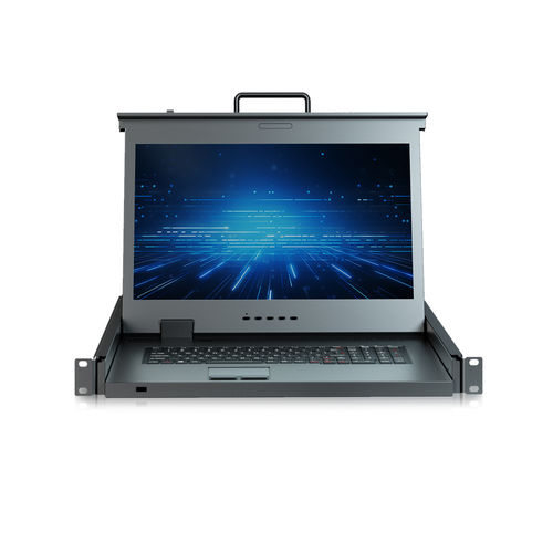 KVM转换开关 / 机架式 - RGD-KVM-1708HD-VGA - Key Technology Rugged System Limited - 带键盘 / 数字 / 带LCD屏幕