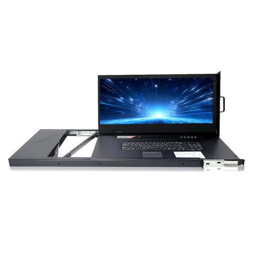 KVM转换开关 / 机架式 - RGD-KVM-23808HD-VGA - Key Technology Rugged System Limited - 带键盘 / 数字 / 带LCD屏幕