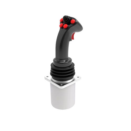 双轴操纵杆 - RGD-JSK-GBC1S260000A - Key Technology Rugged System Limited - 带按钮 / 工业 / 回动弹簧式