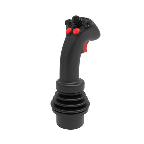 模拟操纵杆 - RGD-JSK-GBC4-L2A3H - Key Technology Rugged System Limited - 双轴 / 开关 / 2键