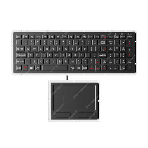台式键盘 - K-TEK-M327KP-FN-BL-NV-151B-DWP+M127TP - Key Technology Rugged System Limited - 机械按键 / 101键 / 鼠标双键