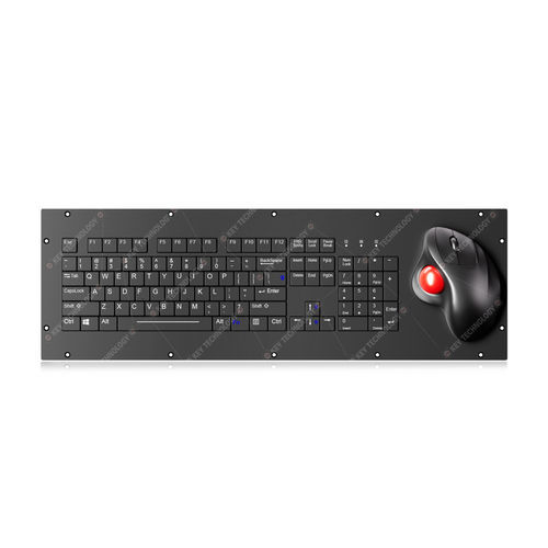 面板式键盘 - K-TEK-V530-OTB-KP-FN-SC-BL-BT - Key Technology Rugged System Limited - 剪刀式开关 / 104键 / 轨迹球