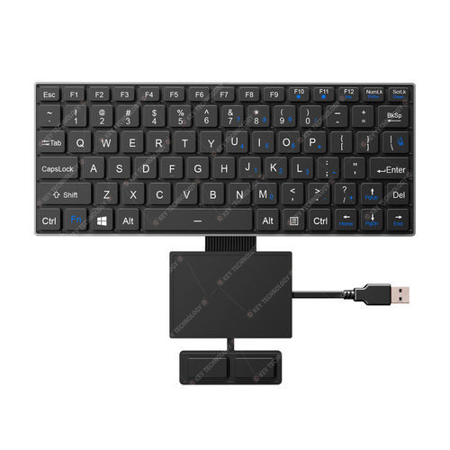 面板式键盘 - K-TEK-V268-FN-BL-FC-SC-DWP+TP85-DML+2K-FC - Key Technology Rugged System Limited - 剪刀式开关 / 鼠标双键 / 80 键式