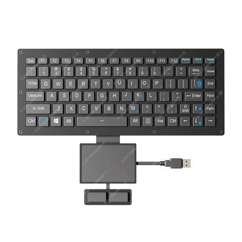 面板式键盘 - K-TEK-V296-FN-BL-FC-PR-AL-DWP+TP85-DML+2K-FC - Key Technology Rugged System Limited - 剪刀式开关 / 86 键式 / 鼠标双键