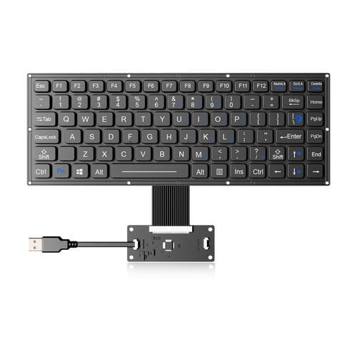 面板式键盘 - K-TEK-M280-FN-BL-FC-KC-ML - Key Technology Rugged System Limited - 碳接触 / FN键 / 87键式