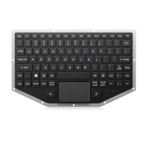面板式键盘 - K-TEK-V277TP-FN-BL-FC-PR-ML-DWP - Key Technology Rugged System Limited - 剪刀式开关 / 鼠标双键 / FN键