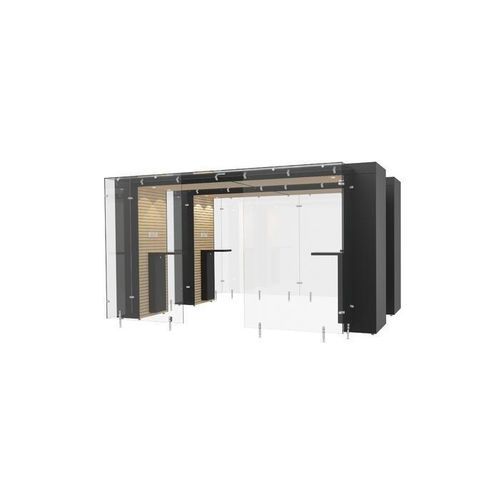 HEPA过滤器吸烟舱 - 2SPArea 4m - Longhi Air - 活性炭 / 淬火玻璃 / MDF