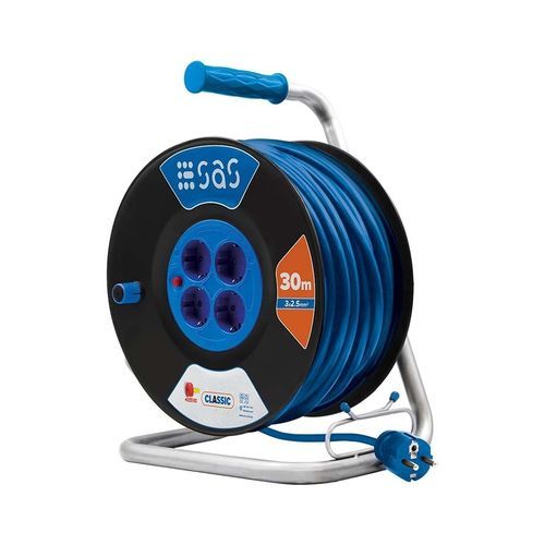 电缆卷筒 - 100-12-006 - SAS - 手动 / 用于建筑工地 / 固定