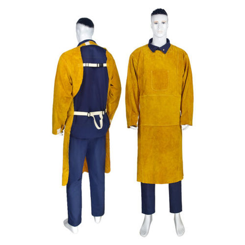 工作围裙 - MS-383 - GUANGXI DAHUA MING SHUN PROTECTIVE PRODUCTS CO. ,LTD - 皮质 / 棉质 / 牛皮