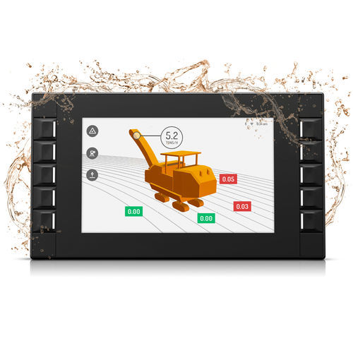 多点触摸屏式工业平板电脑 - CCpilot V710 - CrossControl AB - PCAP电容式触摸屏 / LED背光 / IPS LCD
