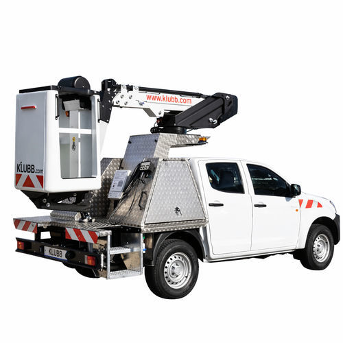 移动式伸缩臂式升降机 - K20 D-MAX - KLUBB - 带轮 / 卡车安装式 / 液压