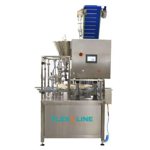 自动灌装封盖机 - Flex Line - 杯子 / 罐子式 / 试验罐